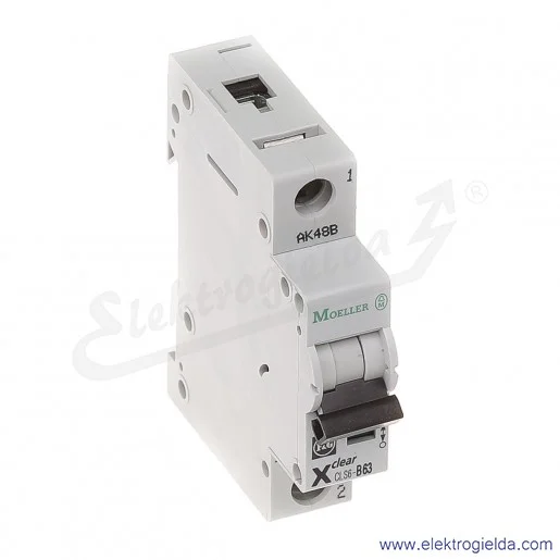 Wyłącznik nadprądowy jednotorowy CLS6-B63 1P B 63A AC 6kA Wyłącznik nadprądowy jednotorowy CLS6-B63 1P B 63A AC 6kA