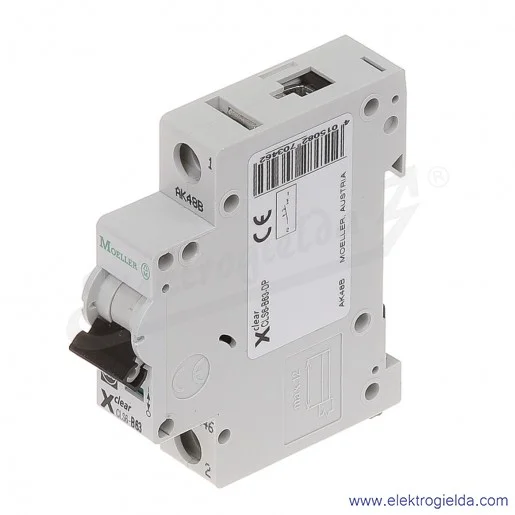 Wyłącznik nadprądowy jednotorowy CLS6-B63 1P B 63A AC 6kA Wyłącznik nadprądowy jednotorowy CLS6-B63 1P B 63A AC 6kA