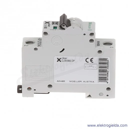 Wyłącznik nadprądowy jednotorowy CLS6-B63 1P B 63A AC 6kA Wyłącznik nadprądowy jednotorowy CLS6-B63 1P B 63A AC 6kA