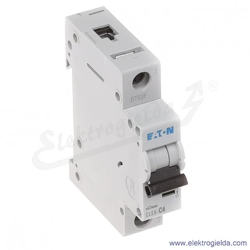 Wyłącznik nadprądowy jednotorowy CLS6-C4 1P C 4A AC 6kA Wyłącznik nadprądowy jednotorowy CLS6-C4 1P C 4A AC 6kA