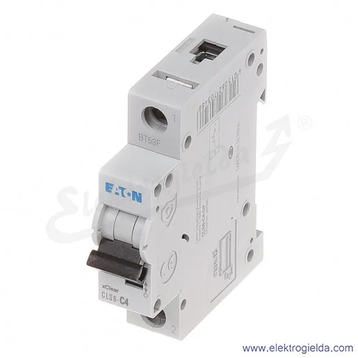 Wyłącznik nadprądowy jednotorowy CLS6-C4 1P C 4A AC 6kA Wyłącznik nadprądowy jednotorowy CLS6-C4 1P C 4A AC 6kA