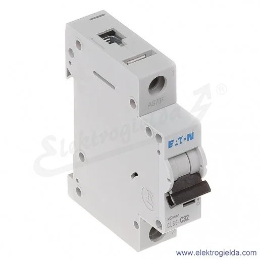 Wyłącznik nadprądowy jednotorowy CLS6-C32 1P C 32A AC 6kA Wyłącznik nadprądowy jednotorowy CLS6-C32 1P C 32A AC 6kA