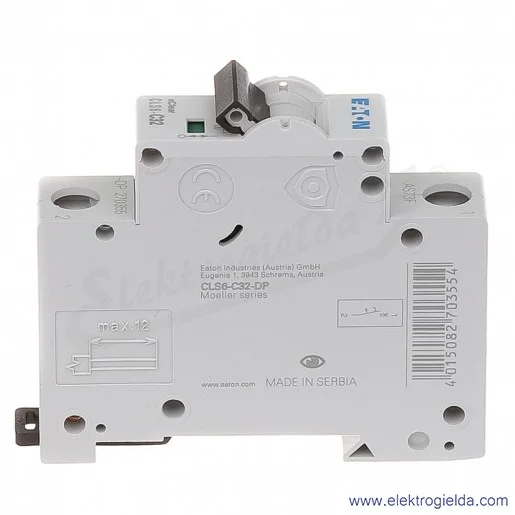 Wyłącznik nadprądowy jednotorowy CLS6-C32 1P C 32A AC 6kA Wyłącznik nadprądowy jednotorowy CLS6-C32 1P C 32A AC 6kA