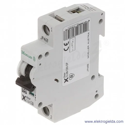 Wyłącznik nadprądowy jednotorowy CLS6-C50 1P C 50A AC 6kA Wyłącznik nadprądowy jednotorowy CLS6-C50 1P C 50A AC 6kA