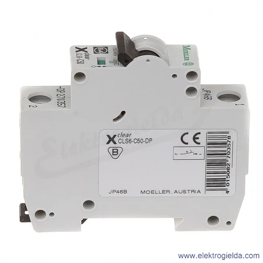 Wyłącznik nadprądowy jednotorowy CLS6-C50 1P C 50A AC 6kA Wyłącznik nadprądowy jednotorowy CLS6-C50 1P C 50A AC 6kA