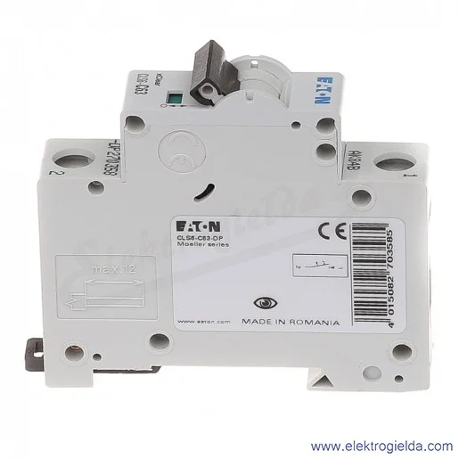 Wyłącznik nadprądowy jednotorowy CLS6-C63 1P C 63A AC 6kA Wyłącznik nadprądowy jednotorowy CLS6-C63 1P C 63A AC 6kA