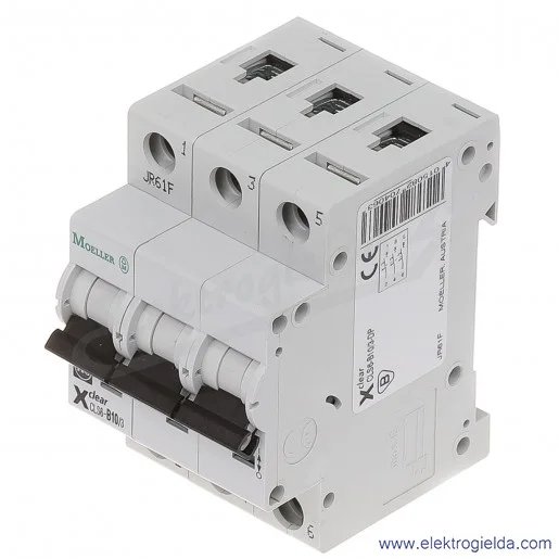 Wyłącznik nadprądowy trzytorowy CLS6-B10 3P B 10A AC 6kA Wyłącznik nadprądowy trzytorowy CLS6-B10 3P B 10A AC 6kA