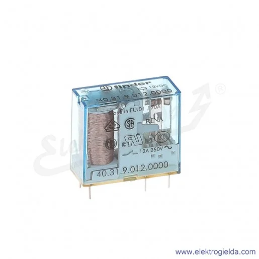 Przekaźnik elektromagnetyczny 40.31.9.012.0000 1P 12V DC Przekaźnik elektromagnetyczny 40.31.9.012.0000 1P 12V DC