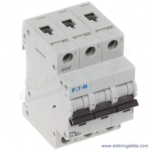Wyłącznik nadprądowy trzytorowy CLS6-B2 3P B 2A AC 6kA Wyłącznik nadprądowy trzytorowy CLS6-B2 3P B 2A AC 6kA