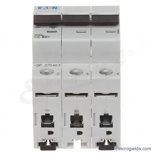 Wyłącznik nadprądowy trzytorowy CLS6-B2 3P B 2A AC 6kA Wyłącznik nadprądowy trzytorowy CLS6-B2 3P B 2A AC 6kA