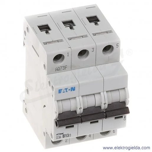 Wyłącznik nadprądowy trzytorowy CLS6-B13 3P B 13A AC 6kA Wyłącznik nadprądowy trzytorowy CLS6-B13 3P B 13A AC 6kA