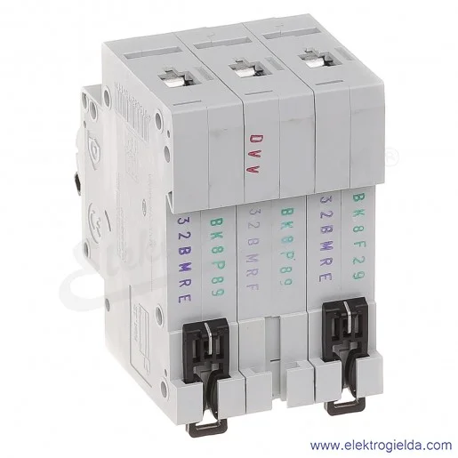 Wyłącznik nadprądowy trzytorowy CLS6-B32 3P B 32A AC 6kA Wyłącznik nadprądowy trzytorowy CLS6-B32 3P B 32A AC 6kA