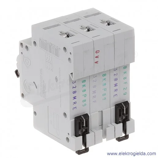 Wyłącznik nadprądowy trzytorowy CLS6-B32 3P B 32A AC 6kA Wyłącznik nadprądowy trzytorowy CLS6-B32 3P B 32A AC 6kA