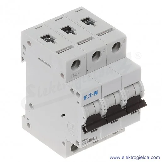 Wyłącznik nadprądowy trzytorowy CLS6-B40 3P B 40A AC 6kA Wyłącznik nadprądowy trzytorowy CLS6-B40 3P B 40A AC 6kA