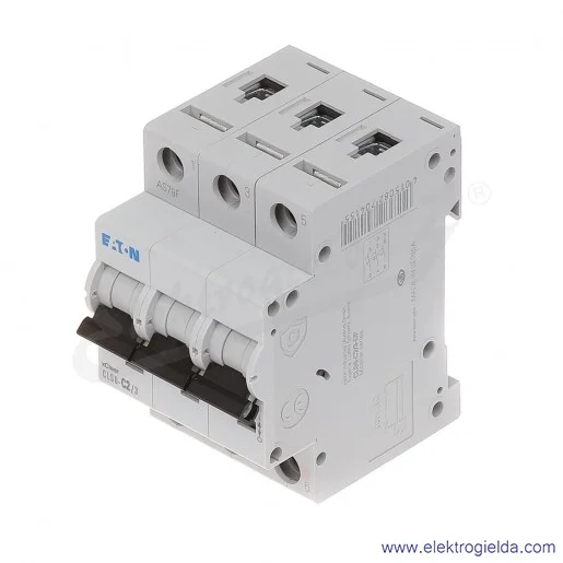 Wyłącznik nadprądowy trzytorowy CLS6-C2 3P C 2A AC 6kA Wyłącznik nadprądowy trzytorowy CLS6-C2 3P C 2A AC 6kA