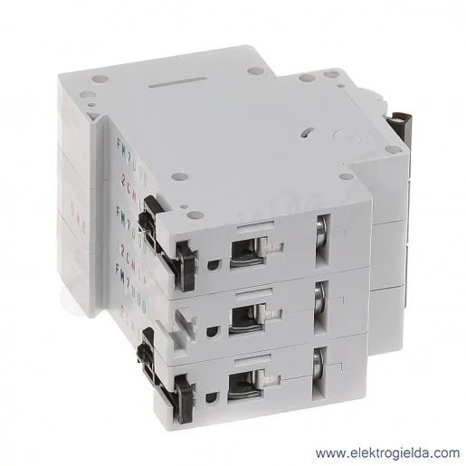 Wyłącznik nadprądowy trzytorowy CLS6-C2 3P C 2A AC 6kA Wyłącznik nadprądowy trzytorowy CLS6-C2 3P C 2A AC 6kA