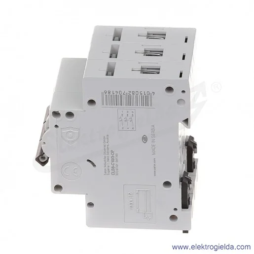 Wyłącznik nadprądowy trzytorowy CLS6-C10 3P C 10A AC 6kA Wyłącznik nadprądowy trzytorowy CLS6-C10 3P C 10A AC 6kA