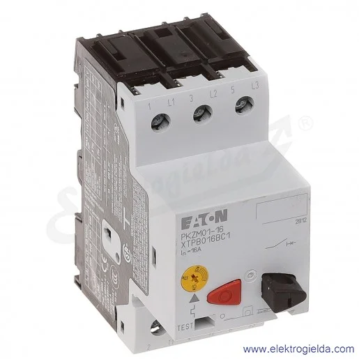 Wyłącznik silnikowy PKZM01-16 3P 7,5kW 10-16A Wyłącznik silnikowy PKZM01-16 3P 7,5kW 10-16A