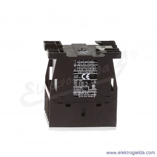 Stycznik pomocniczy DILA-31-EA(230V50HZ,240V60HZ) 4A 3NO+1NC Us 230VAC Stycznik pomocniczy DILA-31-EA(230V50HZ,240V60HZ) 4A 3NO+1NC Us 230VAC