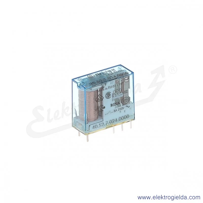 Przekaźnik elektromagnetyczny 40.52.7.024.0000 2P 24V DC Przekaźnik elektromagnetyczny 40.52.7.024.0000 2P 24V DC
