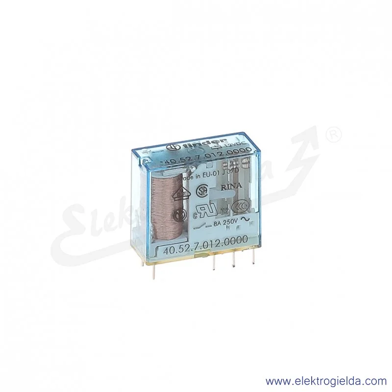 Przekaźnik elektromagnetyczny 40.52.7.012.0000 2P 12V DC Przekaźnik elektromagnetyczny 40.52.7.012.0000 2P 12V DC