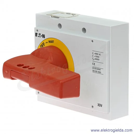 Napęd drzwiowy 260140, NZM3-XDVR czerwono-żółty, z blokadą Napęd drzwiowy 260140, NZM3-XDVR czerwono-żółty, z blokadą