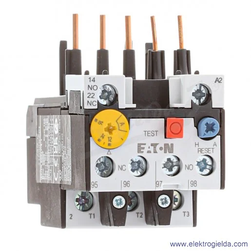 Przekaźnik termiczny 290168, ZB12-16, 1NO1NC, 12-16A, klasa 10 Przekaźnik termiczny 290168, ZB12-16, 1NO1NC, 12-16A, klasa 10