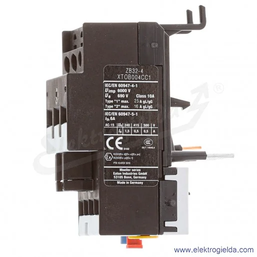 Przekaźnik termiczny ZB32-4 2.4-4A, styki pomocnicze 1NO1NC, klasa 10 Przekaźnik termiczny ZB32-4 2.4-4A, styki pomocnicze 1NO1NC, klasa 10