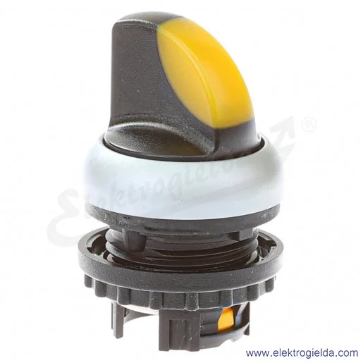 Napęd przełącznika 216818, M22-WLK-Y, żółty, piórkowy, 2 położeniowy, podświetlany, samopowrotny, IP66 Napęd przełącznika 216818, M22-WLK-Y, żółty, piórkowy, 2 położeniowy, podświetlany, samopowrotny, IP66
