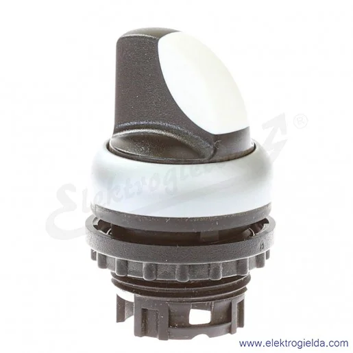 Napęd przełącznika 216874, M22-WKV, piórkowy biały, 2 położeniowy 0-1, stabilny Napęd przełącznika 216874, M22-WKV, piórkowy biały, 2 położeniowy 0-1, stabilny