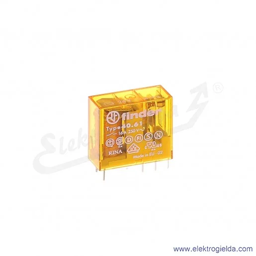 Przekaźnik elektromagnetyczny 40.61.8.024.0000 1P 24V AC Przekaźnik elektromagnetyczny 40.61.8.024.0000 1P 24V AC