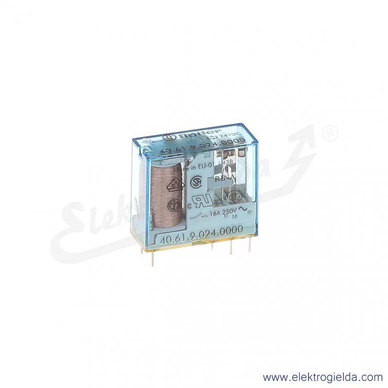 Przekaźnik elektromagnetyczny 40.61.9.024.0000 1P 24V DC Przekaźnik elektromagnetyczny 40.61.9.024.0000 1P 24V DC