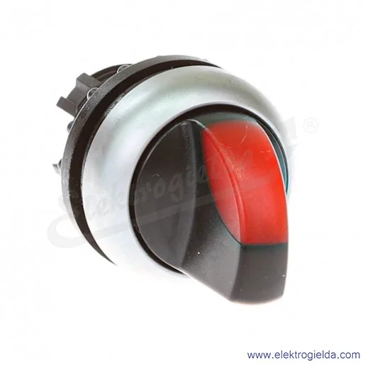 Napęd przełącznika 216845, M22-WRLK3-R, piórkowy, czerwony, 3 położeniowy 1-0-2, z podświetleniem, stabilny Napęd przełącznika 216845, M22-WRLK3-R, piórkowy, czerwony, 3 położeniowy 1-0-2, z podświetleniem, stabilny