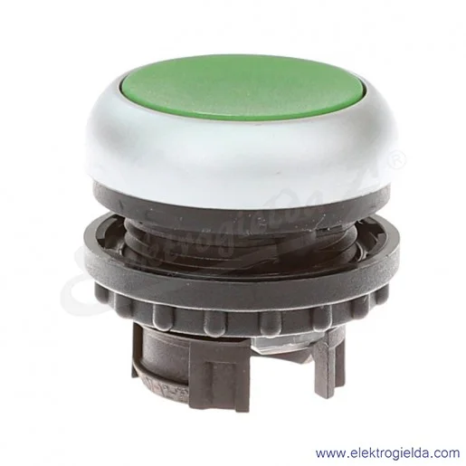 Napęd przycisku 216596, M22-D-G, zielony, z samopowrotem, IP67 Napęd przycisku 216596, M22-D-G, zielony, z samopowrotem, IP67