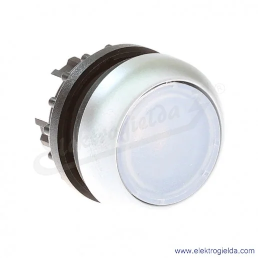 Napęd przycisku 216922, M22-DL-W, biały, kryty, z podświetleniem, z samopowrotem, IP67 Napęd przycisku 216922, M22-DL-W, biały, kryty, z podświetleniem, z samopowrotem, IP67