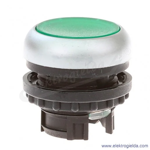 Napęd przycisku 216927, M22-DL-G, zielony, kryty, z podświetleniem, z samopowrotem, IP67 Napęd przycisku 216927, M22-DL-G, zielony, kryty, z podświetleniem, z samopowrotem, IP67