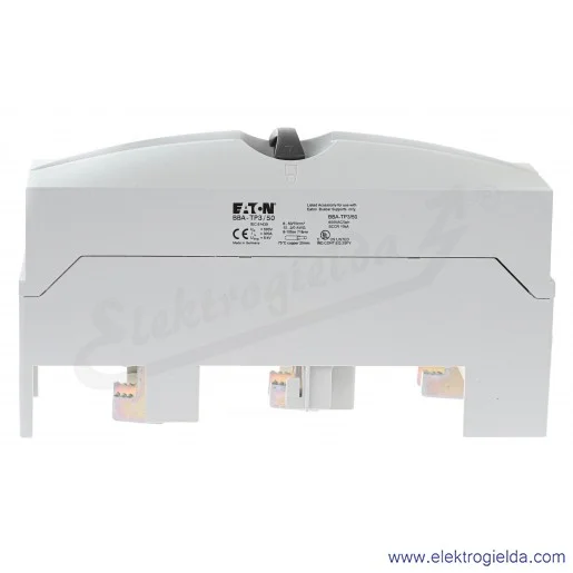 Adapter przyłączający 107183, BBA-TP3/50 na szynę zbiorczą, 3P, 300A, szerokość 54mm Adapter przyłączający 107183, BBA-TP3/50 na szynę zbiorczą, 3P, 300A, szerokość 54mm