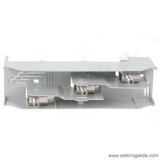 Adapter przyłączający 107183, BBA-TP3/50 na szynę zbiorczą, 3P, 300A, szerokość 54mm Adapter przyłączający 107183, BBA-TP3/50 na szynę zbiorczą, 3P, 300A, szerokość 54mm