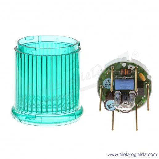 Kolumna sygnalizacyjna 171415, SL-FL230-G zielona błyskowa, 230VAC, IP66, 68x68mm Kolumna sygnalizacyjna 171415, SL-FL230-G zielona błyskowa, 230VAC, IP66, 68x68mm