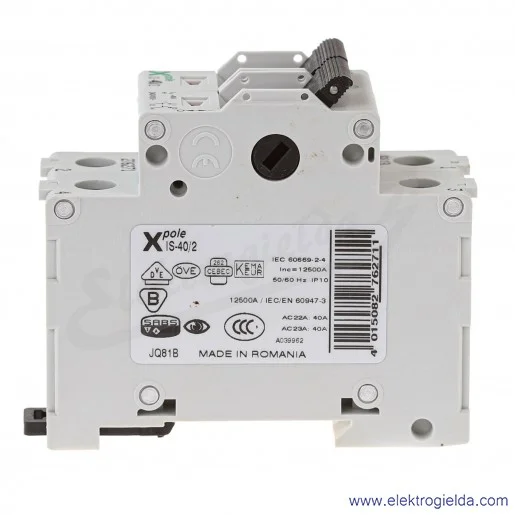 Rozłącznik modułowy 276271, IS-40/2, 2P, 2NO, 40A, 2kA, IP40 Rozłącznik modułowy 276271, IS-40/2, 2P, 2NO, 40A, 2kA, IP40