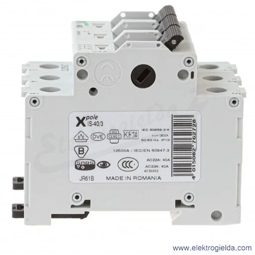 Rozłącznik modułowy 276272, IS-40/3, 3P, 3NO, 40A, 2kA, IP40 Rozłącznik modułowy 276272, IS-40/3, 3P, 3NO, 40A, 2kA, IP40