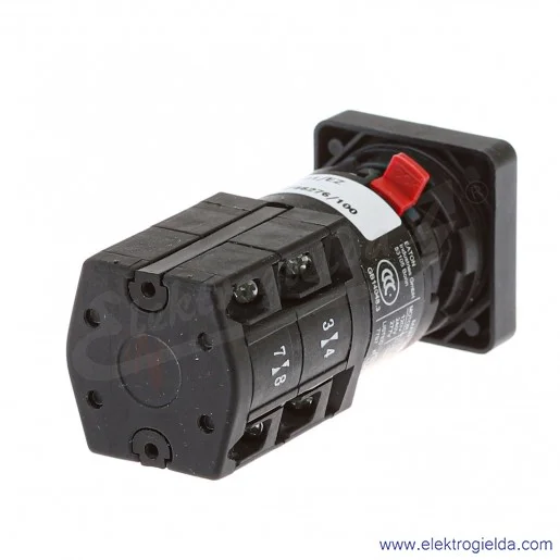 Łącznik krzywkowy 700, TM-2-8231/EZ, 1P, 1-2-3-4, 10A, do wbudowania Łącznik krzywkowy 700, TM-2-8231/EZ, 1P, 1-2-3-4, 10A, do wbudowania