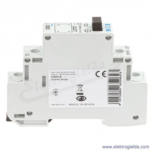 Przekaźnik impulsowy 265262, Z-S230/S, bistabilny 16A, 230VAC, 1NO Przekaźnik impulsowy 265262, Z-S230/S, bistabilny 16A, 230VAC, 1NO