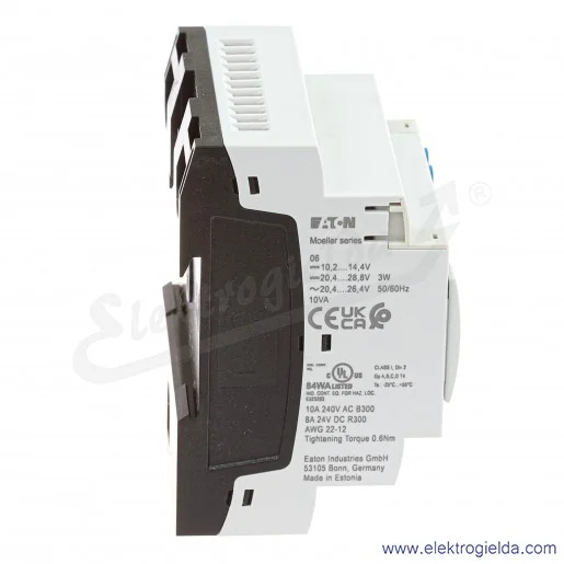 Przekaźnik programowalny 197211, EASY-E4-UC-12RC1, 12-24VDC, 24VAC, 8 wejść cyfrowych, 4 wejścia analogowe, 4 wyjścia cyfrowe Przekaźnik programowalny 197211, EASY-E4-UC-12RC1, 12-24VDC, 24VAC, 8 wejść cyfrowych, 4 wejścia analogowe, 4 wyjścia cyfrowe