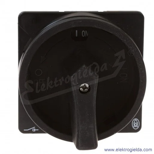 Pokrętło czarne 062491 SVB-SW-P3 z blokadą Pokrętło czarne 062491 SVB-SW-P3 z blokadą