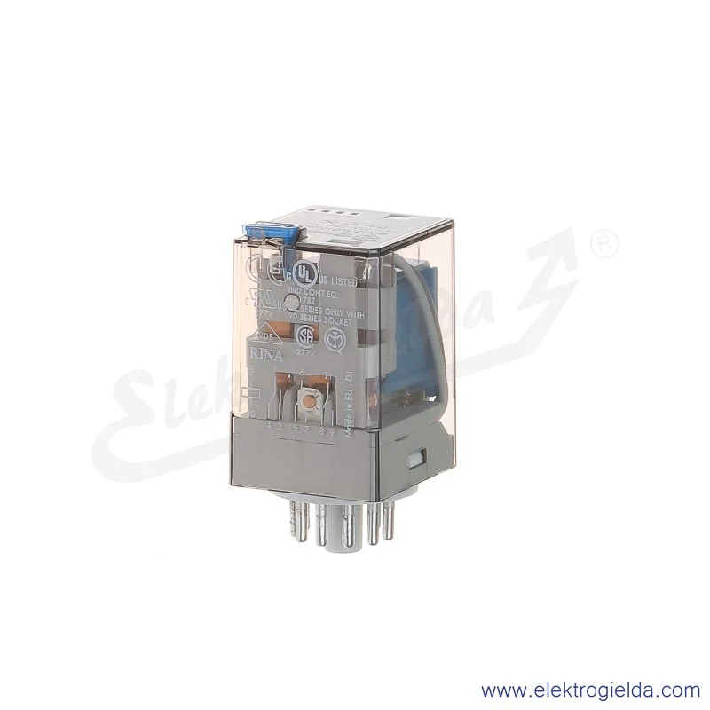 Przekaźnik elektromagnetyczny 60.13.9.012.0040 3P 12V DC Przekaźnik elektromagnetyczny 60.13.9.012.0040 3P 12V DC