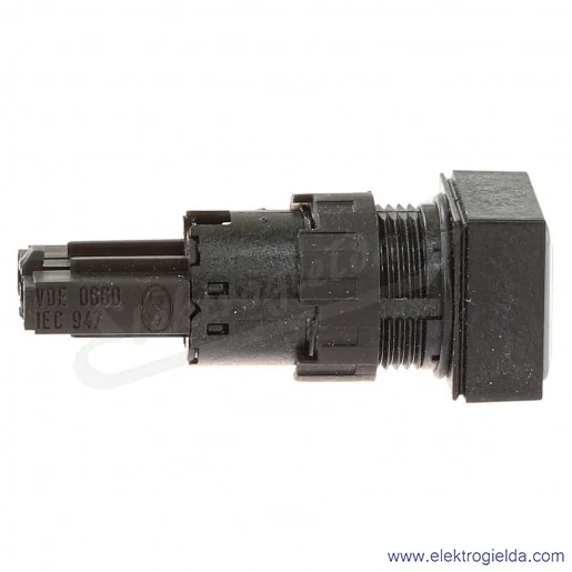 Napęd przycisku 086384, Q18D-BL, niebieski, kwadratowy 18x18mm, z samopowrotem, IP65 Napęd przycisku 086384, Q18D-BL, niebieski, kwadratowy 18x18mm, z samopowrotem, IP65