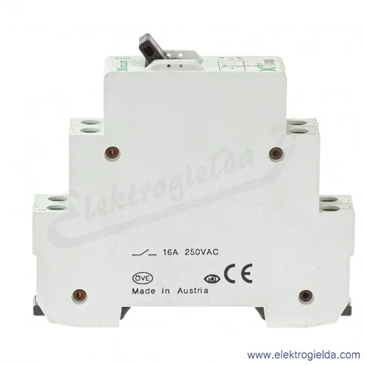 Przełącznik modułowy 248345, Z-S/WM, 3 położeniowy 1-0-2, 16A, 230VAC, IP40 Przełącznik modułowy 248345, Z-S/WM, 3 położeniowy 1-0-2, 16A, 230VAC, IP40