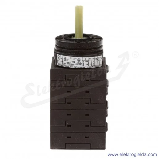 Łącznik krzywkowy 062577, T0-6-8370/E, 6P, 1-2, 20A, IP65 Łącznik krzywkowy 062577, T0-6-8370/E, 6P, 1-2, 20A, IP65