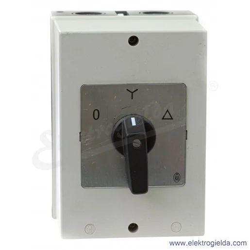 Łącznik krzywkowy gwiazda-trójkąt 092052, T5B-4-3/I, 0-Y-D, 3P 30kW, 63A Łącznik krzywkowy gwiazda-trójkąt 092052, T5B-4-3/I, 0-Y-D, 3P 30kW, 63A